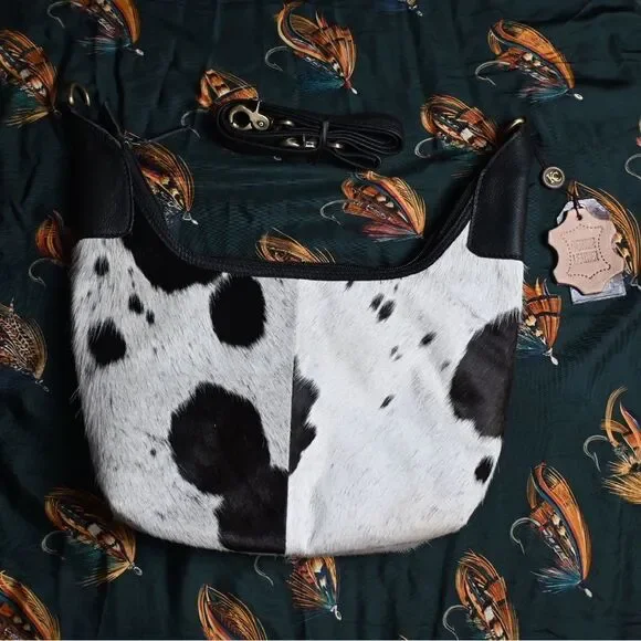 Klassy Cowgirl Hair on Cowhide Hobo Bag